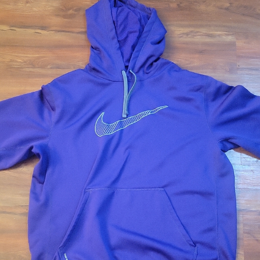 Nike Men's Purple Hoodie